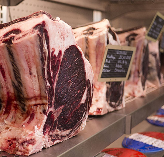 Photo d'illustration : pièces de viande de boeuf